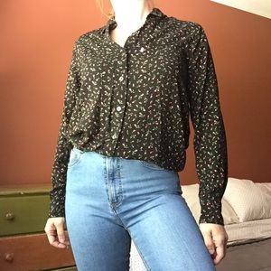 Classic Floral Button Down Shirt